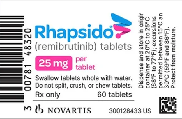 瑞米布替尼，remibrutinib